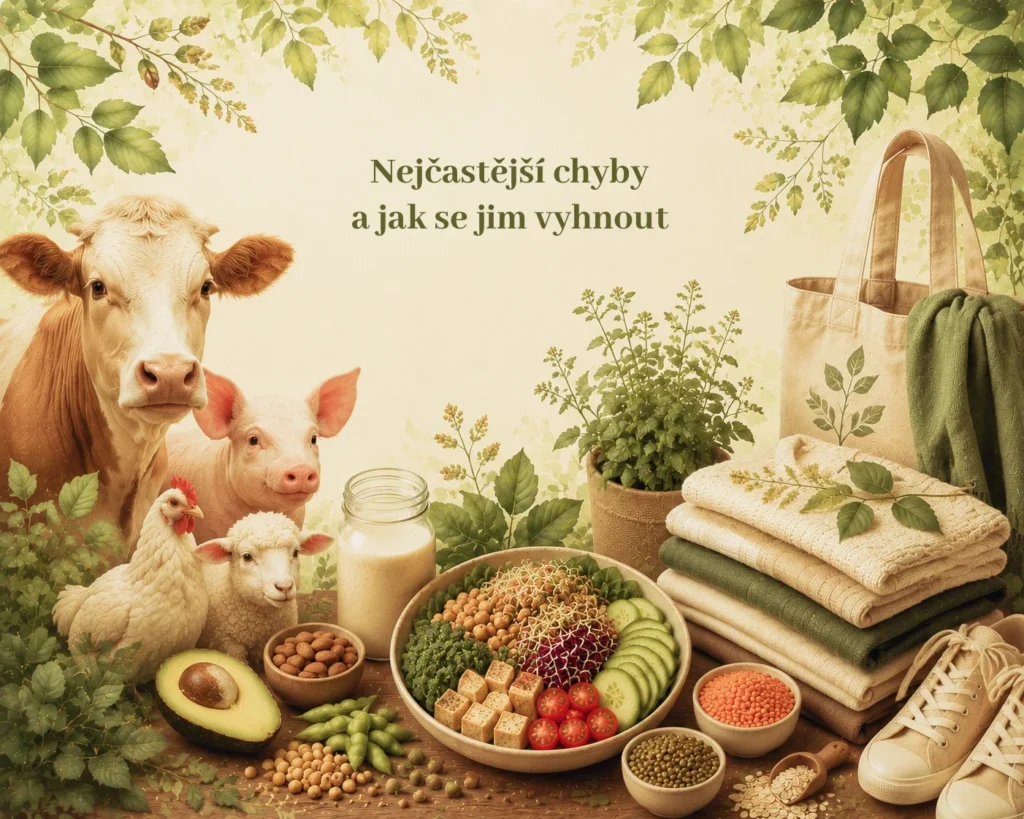 Veganství pro začátečníky: nejčastější chyby a jak se jim vyhnout